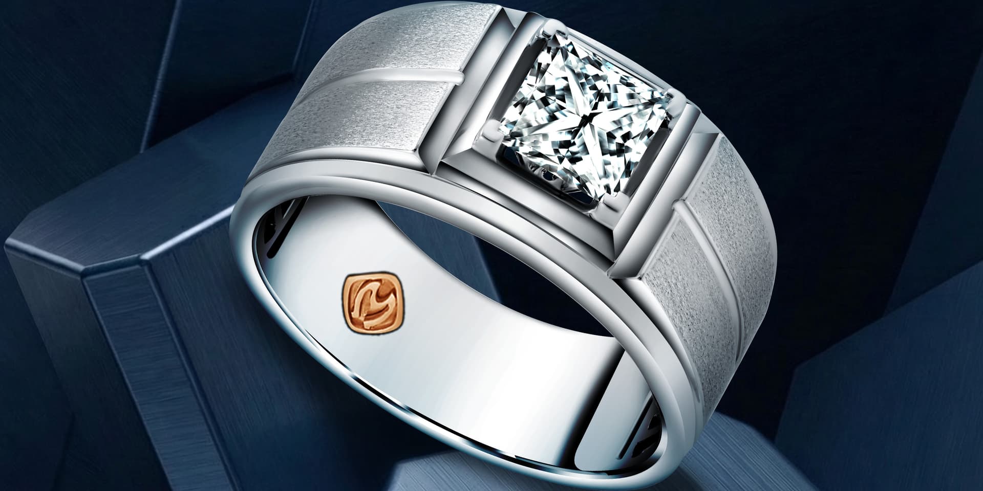 Cincin Pria dengan Aksen Berlian: Simbol Karakter dan Kepercayaan Diri